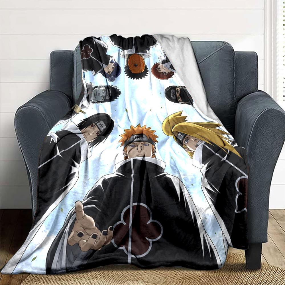 Naruto Blanket Soft Warm Cozy Suitable for Couch Chair Office for All Occasions Playful Design Suitable for Gifting Relatives and Friends