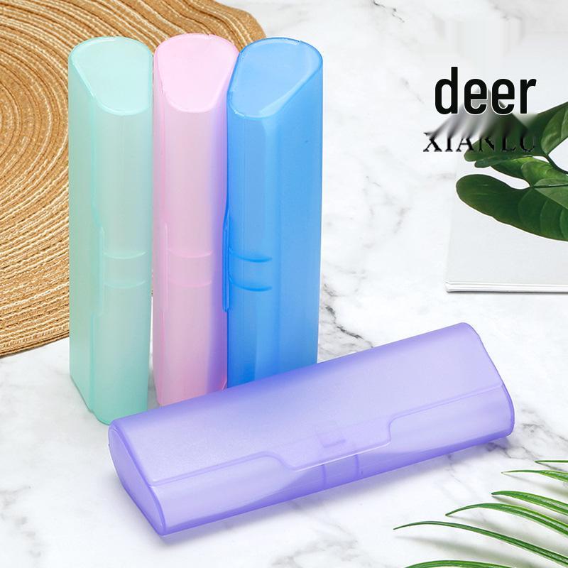 Lightweight Semi-transparent Hard Plastic Glasses Case - PP High-grade Reading Glasses Storage Box