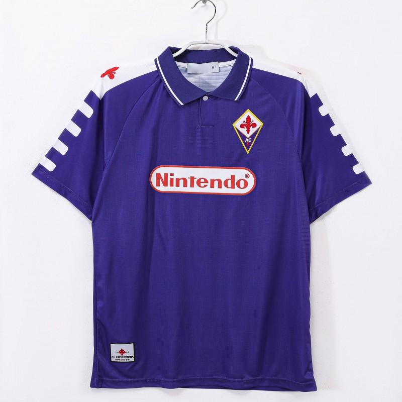 Vintage Florenses Futbola Džersija Īsām Piedurknēm
