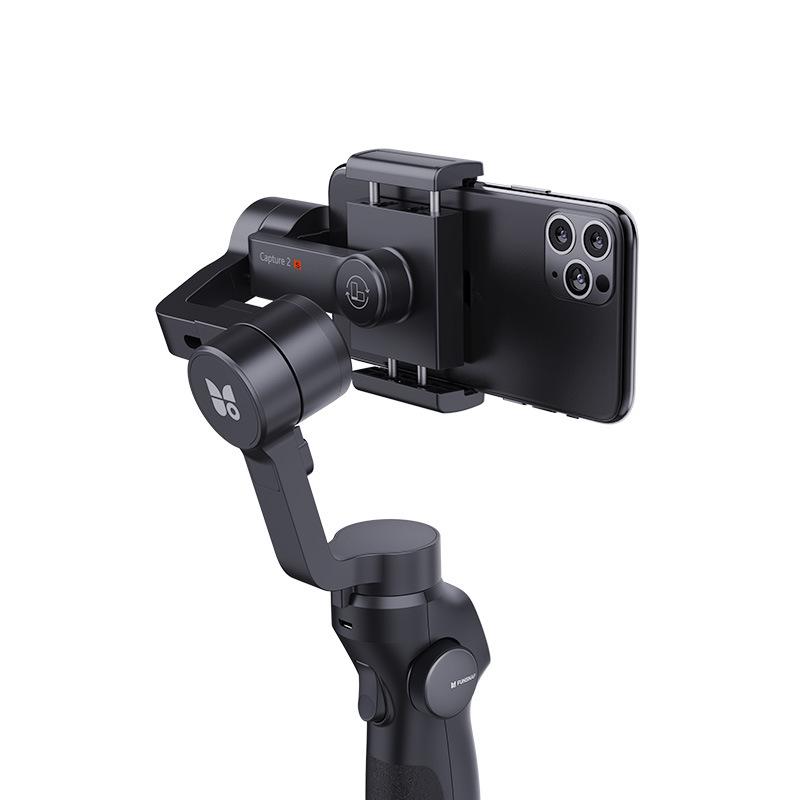 Capture2s Three-Axis Handheld Gimbal Stabilizer with Face Tracking for Douyin Live
