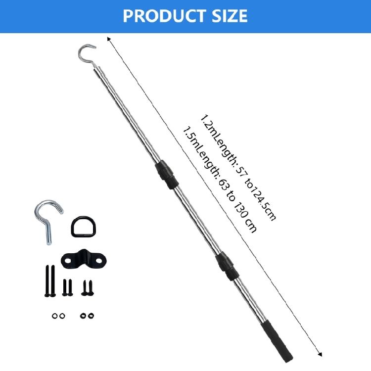 Multipurpose Garage Attic Ladder Pulley Replacement System Rusts Proof Steel Construction Compact Space Saving