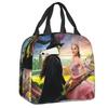Custom W-Wickeds Hot New Thermal Insulated Lunch Bag Women Music Moive Portable Lunch Tote for Outdoor Picnic Storage Food Box