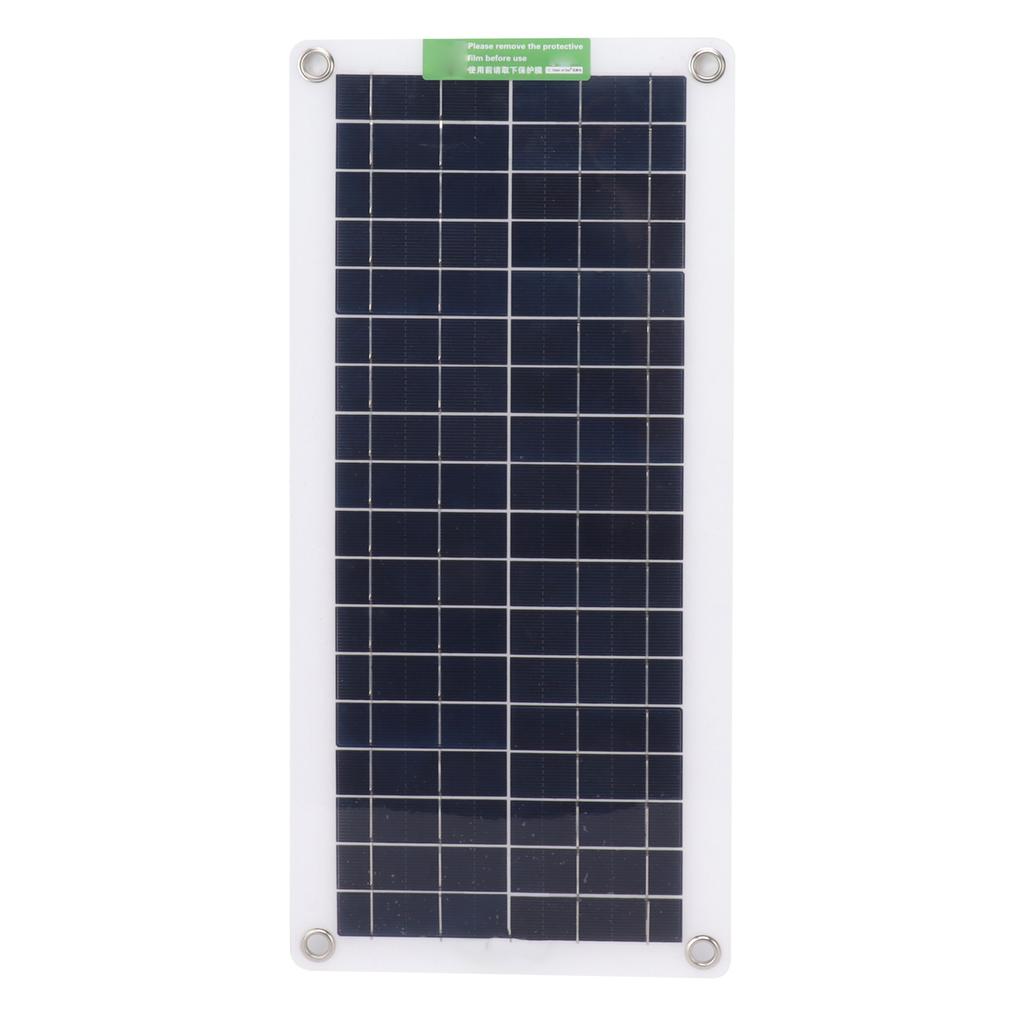 30W 18V Portable Solar Panel Kit 30 Watt 18 Volt Monocrystalline Solar Panel for Car RV Marine Boat