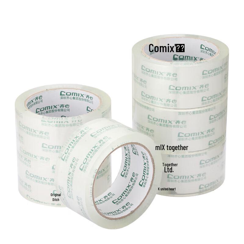 COMIX Heavy Duty Clear Packing Tape