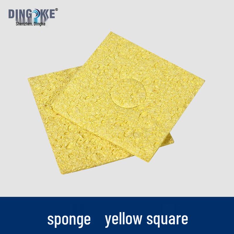 High-Temperature Resistant Soldering Iron Cleaning Sponge Pad for Welding and Desoldering