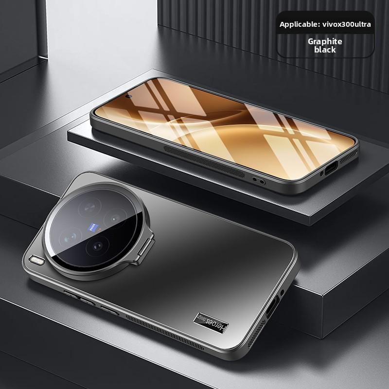 For VIVO X300 Ultra Case Hard Matte With Stand Magnetic Lens Protective Back Cover Case For VIVO X300 Pro X300Ultra Phone Shell