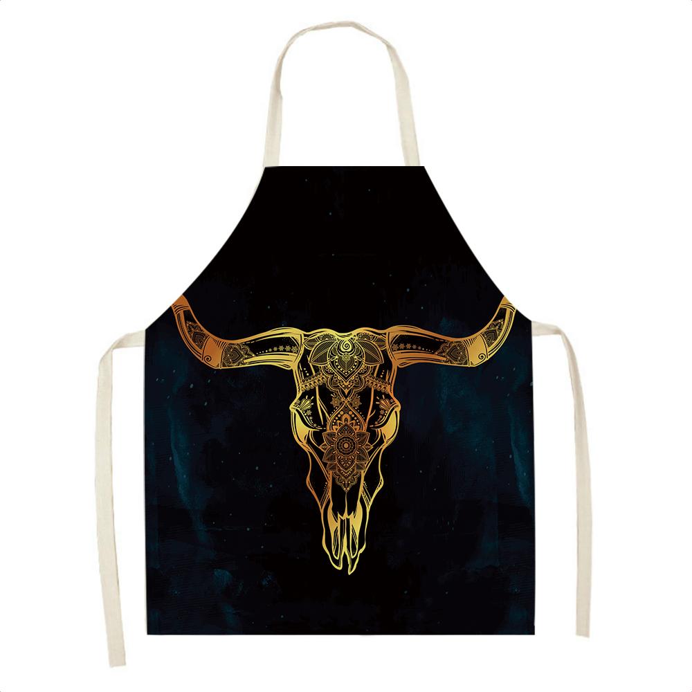 

Новий ловець снів трафаретним друком бавовняний лляний фартух жіночий сімейний щоденний кухонний нагрудник для випічки та приготування їжі, стійкий до масла 68x55cm