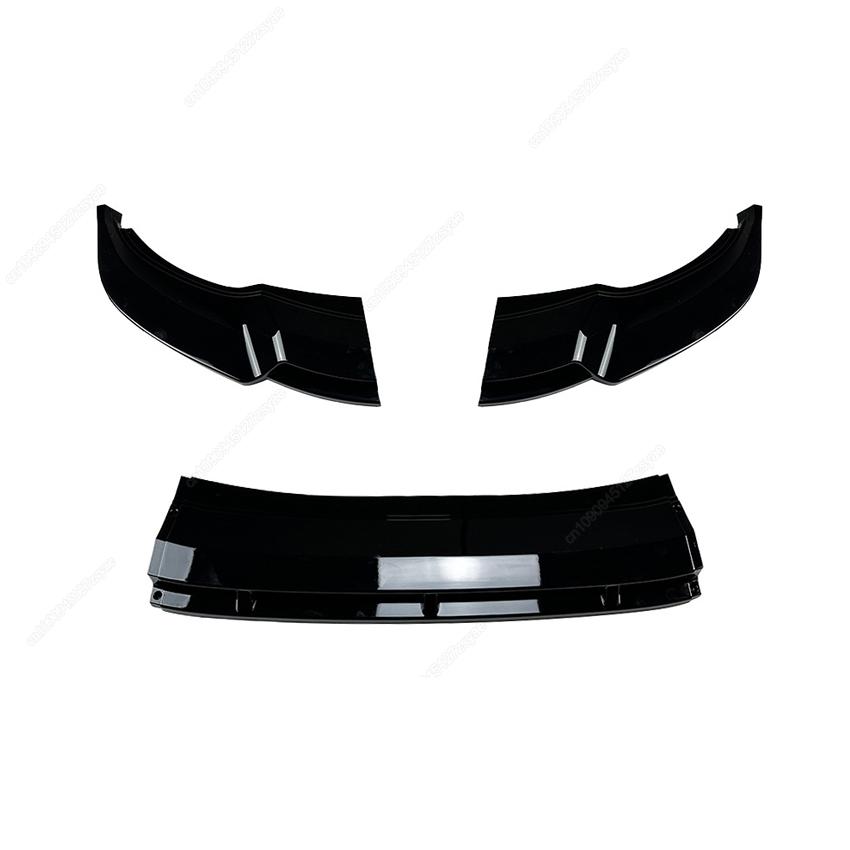 Car Front Bumper Lip Spoiler Splitter Diffuser Protector Lower Blade For Volkswagen VW Tiguan MK2 Rline 2021-2023 Bodykit Tuning