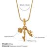 Seaside Vacation Style DIY Turtle Starfish Pendant Necklace Gold-plated Diamond Light Luxury Fashion Jewelry Women