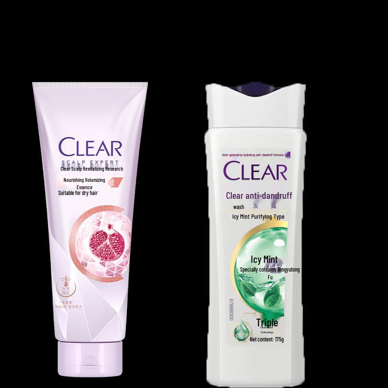 Clear Scalp Care Essence & Anti-Dandruff Shampoo Set