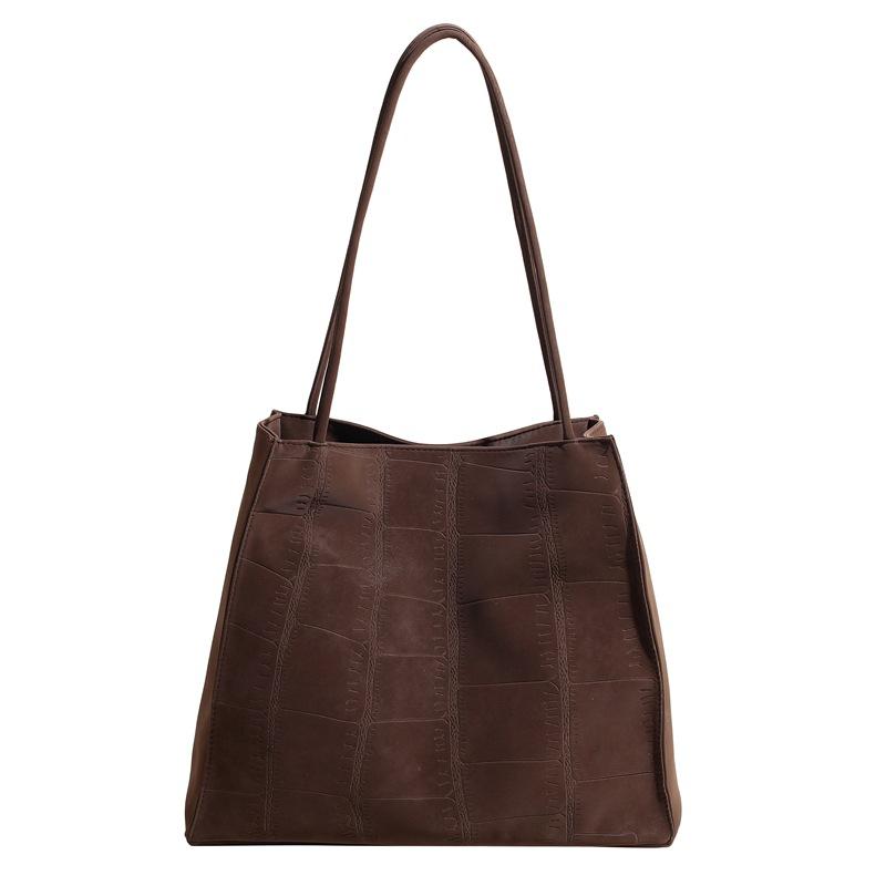 Large-capacity Tote Bag Women's New Hand-carried Commuter Bag Versatile Fashion Going Out Shoulder Bag