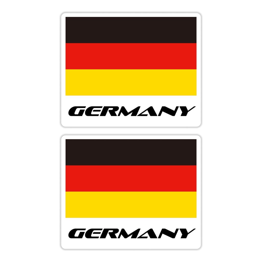 GERMANY Germany Deutschland Flag Sticker/Sticker for Clothing/Car Body Safe Heat Resistant//Lightproof/UV Protection/Japanese Quality PET