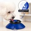 Dog Licking Bowl with Rolling Ball, No-Spill Slow Feeder for Liquid Treats, Anti-slip Suction Cup Bone Broth Yogurt Lick Toy for Dogs Cats