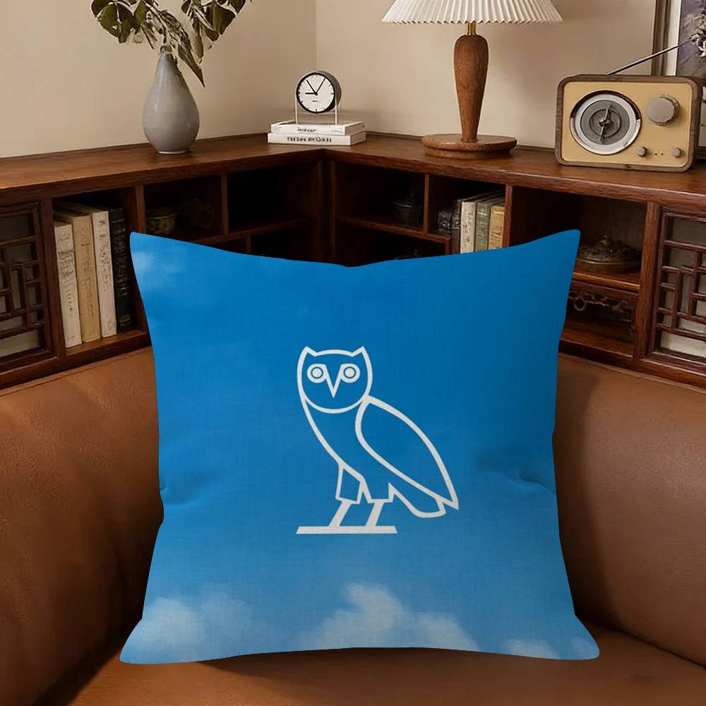 Octobers Very OwnO Owls OVO   Cushion Cover x Polyester Sofa Cushions Decorative Throw Pillows Home Decoration Pillowcover