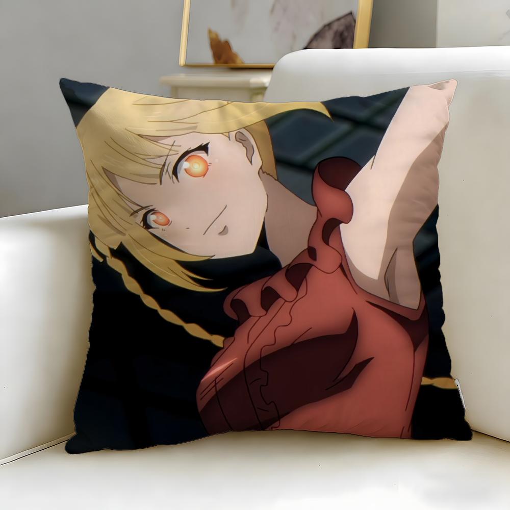 anime Darwins Game Cushion Cover Soft EasyWash Pillow Case Versatile for Couch Bed Travel and Office