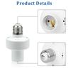 E27 Lamp Holder Wireless Remote Control Stable Performance Light Bulb Cap Socket Switch Screw Kit
