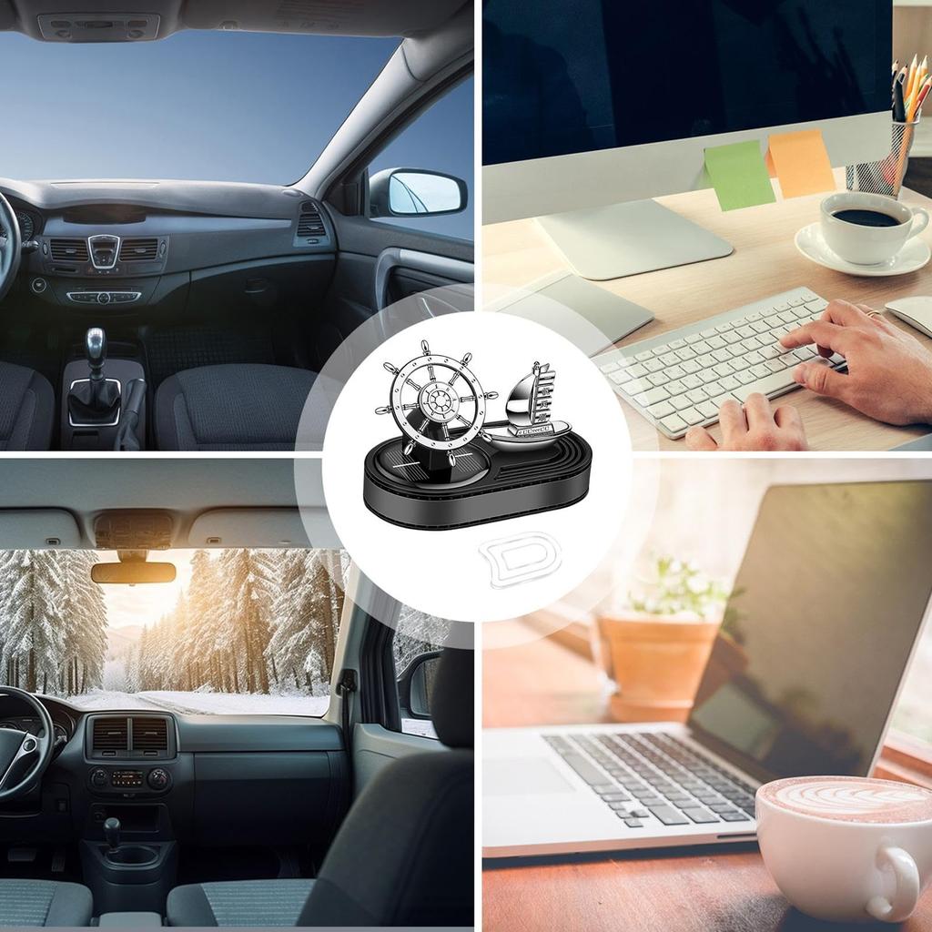 Ketunedi Solar Car , Solar Car Aromatherapy - Solar Rotating Ladder