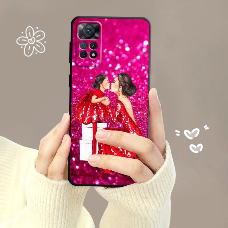 Husa de telefon pentru Xiaomi Redmi Note 12 11t 11s 11 10 8 Pro 9 9s 9t 8t pentru Mi 10 8 9a 9c 10c K40 Femei Super Mom Baby Princess Queen