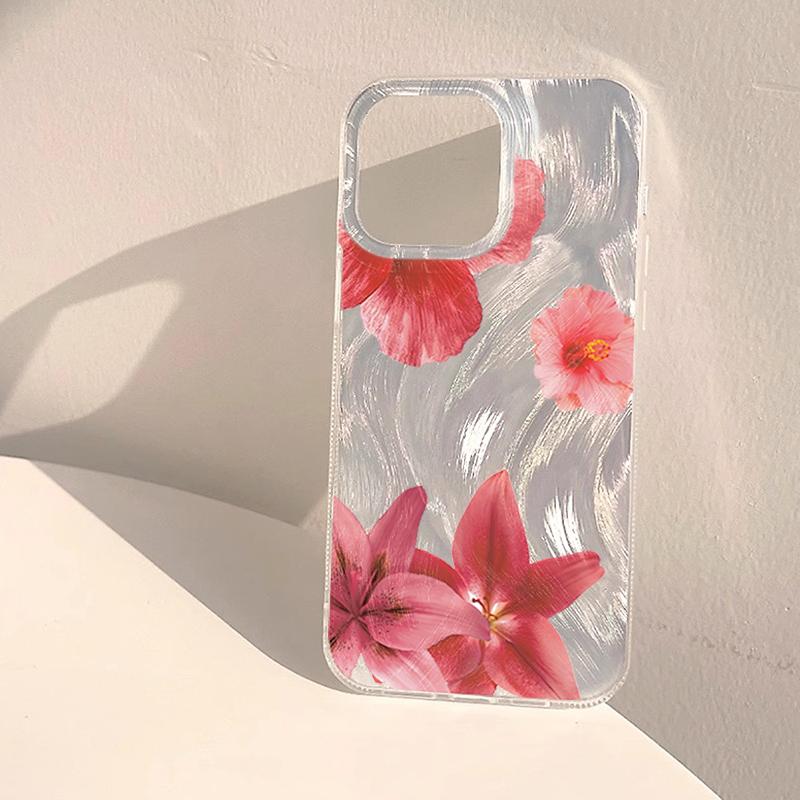 

Pink Floral Pattern Phone Case For Samsung Galaxy S26 S24 S25 S23 Ultra S22 S21 Plus FE A15 A34 A35 A50 A54 A55 Back Cover Galaxy S23 Ultra
