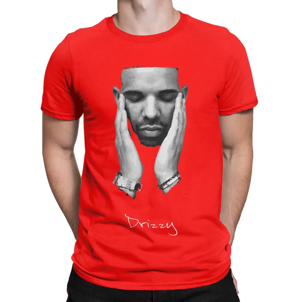Drake Drizzy Rapper New Album Men T Shirt Novelty Tees Short Sleeve Crewneck T-Shirt 100% Cotton Plus Size Clothing