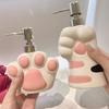 Sticlă Ceramică pentru Loțiune în Formă de Lăbuță de Pisică, Stil Ins, Versatilă pentru Săpun Lichid, Excelentă pentru Uz Zilnic și Cadouri