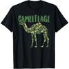 Lustiges Kamel Zootier Wortspiel Kamelflage Camo Meme Kleidung T-Shirt