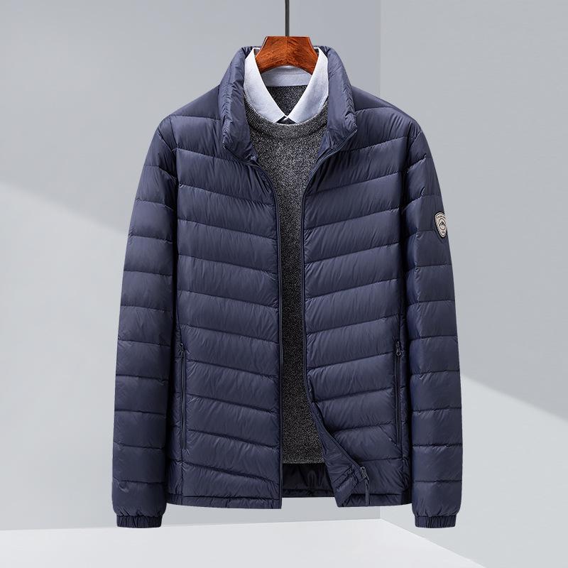 

Men s White Duck Down Hooded Jacket - Lightweight, Warm, New Winter 2025, Logo Customization Available. XX-Large