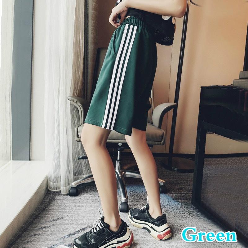 Dámské teplákové kalhoty Streetwear Široká noha Ležérní Baggy Letní šortky s vysokým pasem