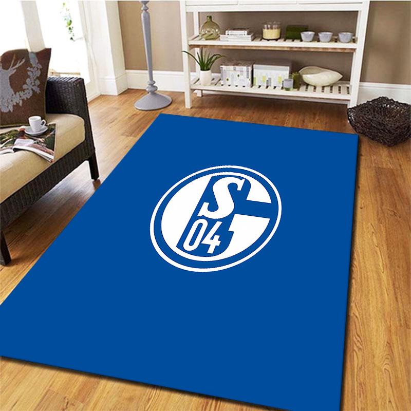 FC Schalke 04 Carpet Rug for Living Room Bedroom Home Sofa Decoration,Kids Play Non-slip Floor Mat