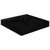 VidaXL Floating Wall Shelf 2 Pcs Glossy Black 23x23.5x3.8 Cm MDF