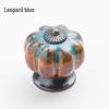 Ceramic Pumpkin Leopard Print Wardrobe and Cabinet Handle