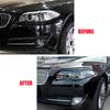 Für BMW Zubehör 5 Series F10 F11 F18 535i 525i 520i 530i 2011-2017 Auto Scheinwerfer Augenbraue Augenlid Lampe Licht Augenbrauen