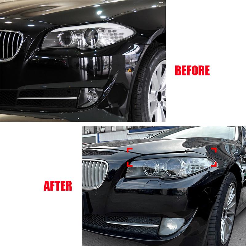Für BMW Zubehör 5 Series F10 F11 F18 535i 525i 520i 530i 2011-2017 Auto Scheinwerfer Augenbraue Augenlid Lampe Licht Augenbrauen