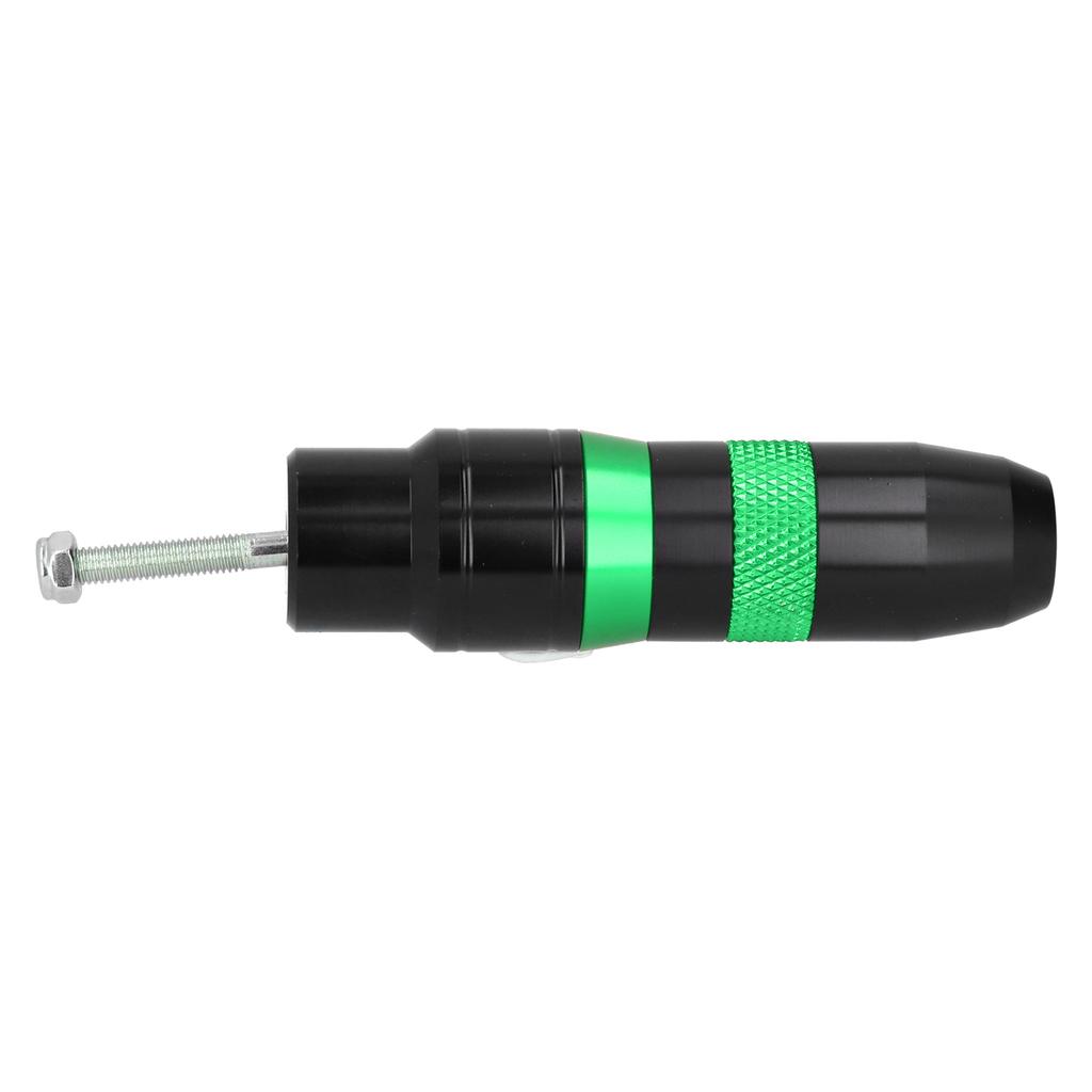 Motorcycle Exhaust Pipe Slider Aluminum Alloy Anti Falling Guard Protector (Black )