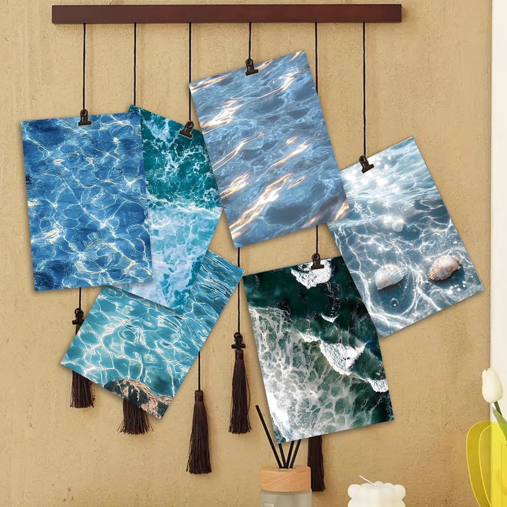 32 Pcs, Sea Life Postcards, Wall Stickers, Mailing Cards, Greeting Cards, DIY Postcards, Souvenir Postcards, Decorations