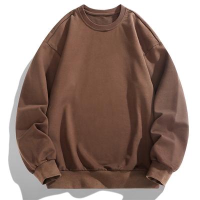 Maglione da Uomo Ragazzi Autunno Taglia Grande Senza Cappuccio Top Pesante Girocollo Largo Versatile Abbigliamento alla Moda da Uomo
