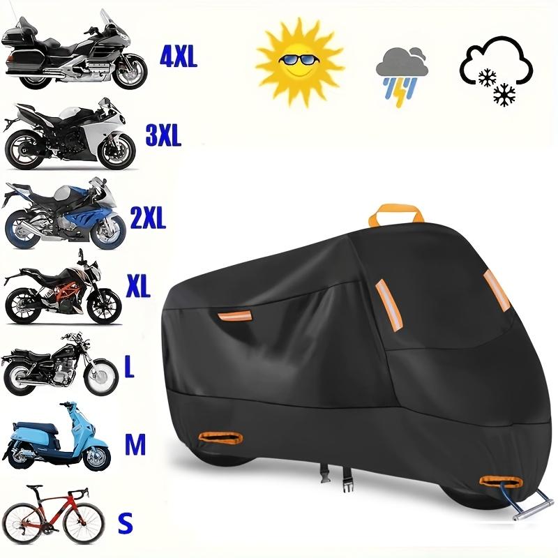 This Is a High-Quality All-Season Motorcycle Cover Designed to Fit Most Bikes. It Features Reinforced Stitching And Is Scratch-Resistant, Providing Pr