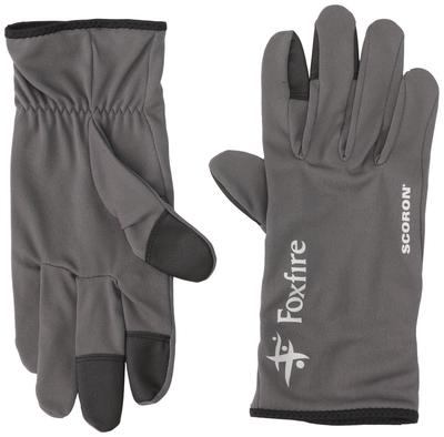 Foxfire SC Easy Touch Insect Repellent UV Size 5520827 Gloves, Unisex, Sweat-Wicking, Quick-Drying, Protection, Charcoal, L,