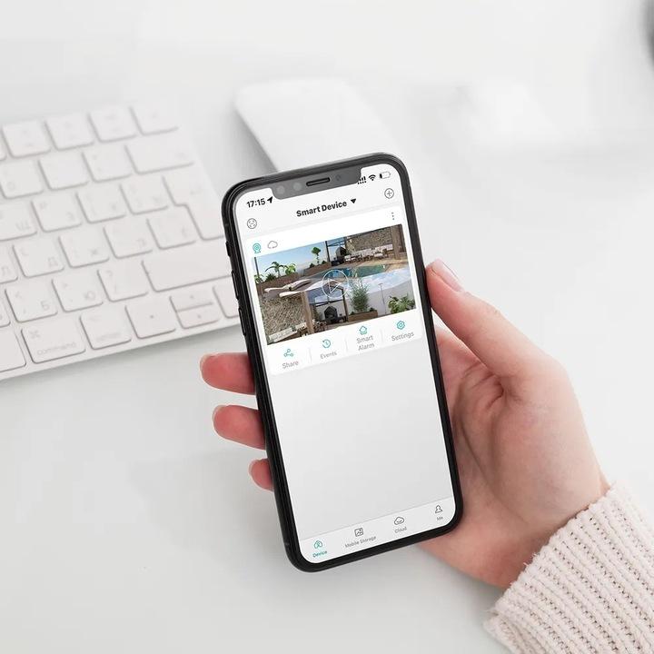 Podwójna Kamera Wifi Ip Smart Zewnętrzna 1080P Full Hd 2X3Mp Detekcja Alarm