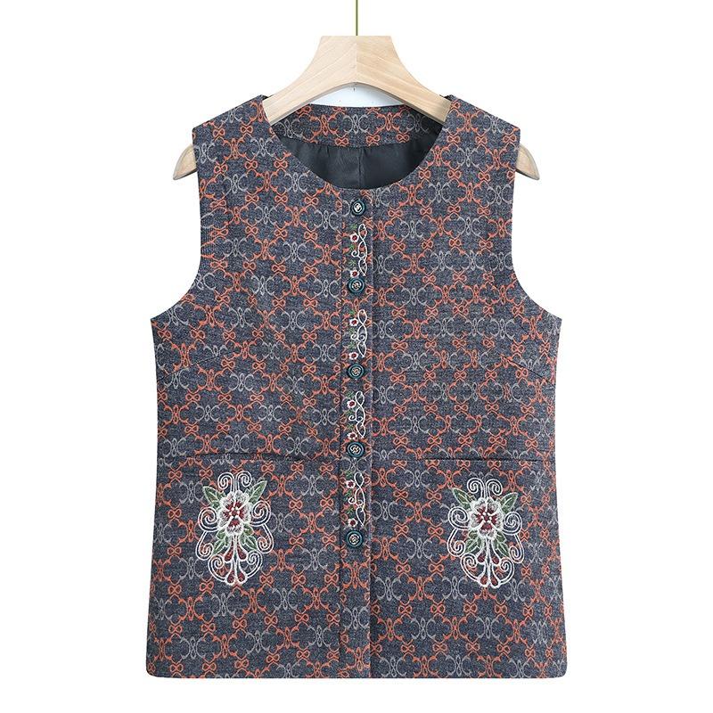 

Жилет женский осенний жилет куртка большого размера жилет жена на улице 5XL (recommended 150-82.5kg) оранжевый