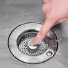 Stainless Steel Kitchen Sink Drain Strainer with Basket Filter Jump Up Pop Up Sink Stopper Anti Clog Sink Filter Kitchen