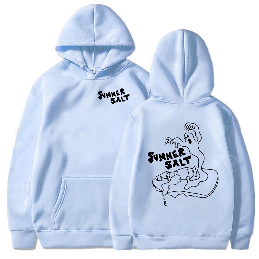 Cartoon Graphic Hoodies Summer Salt Band Hip Hop Streetwear Moletom Feminino Winter Hooded Long Sleeve Mens Sweatshirt Printing