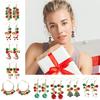 Colorful Earrings Christmas Dangle Earrings Cute Ear Pendants Alloy Material Ear Jewelry Christmas Earrings for Party