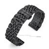 Stainless Steel Seven Bead Watch Strap 20mm 22mm Solid Butterfly Buckle Universal Watchband Accessories Quick Release Bracelet