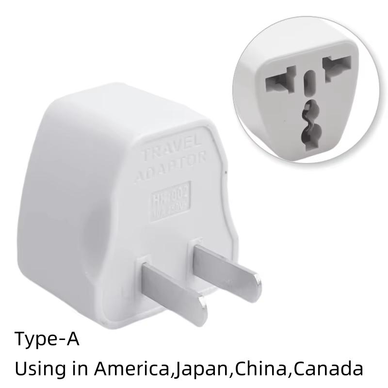 Universeller Reiseadapter-Stecker mit Schnellladeanschluss, kompatibel mit US-, EU-, AU-, UK-Steckdosen für Geschäftsreisen
