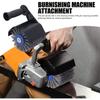 Angle Grinder To Polisher Accessories,Wire Drawing Attachment Burnishing Polishing Machine with M14 Handle, Tool Set for Metal Stainless Steel Wood