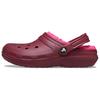 Warme Leichte Bequeme Clogs zum Hineinschlüpfen mit runder Zehenpartie Damen Clogs Rote Bete 203591-6XH