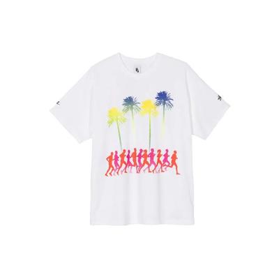 Nike X Stussy Douglas Firs To Palm Trees T-Shirt White Unisex Tops CU9258-100