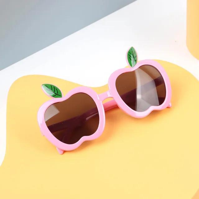 Apple Shape Children's Sunglasses Trendy Beach Sun Glasses UV400 Girls Boys Eyeglasses Outdoor Shades Decoration Eyewear