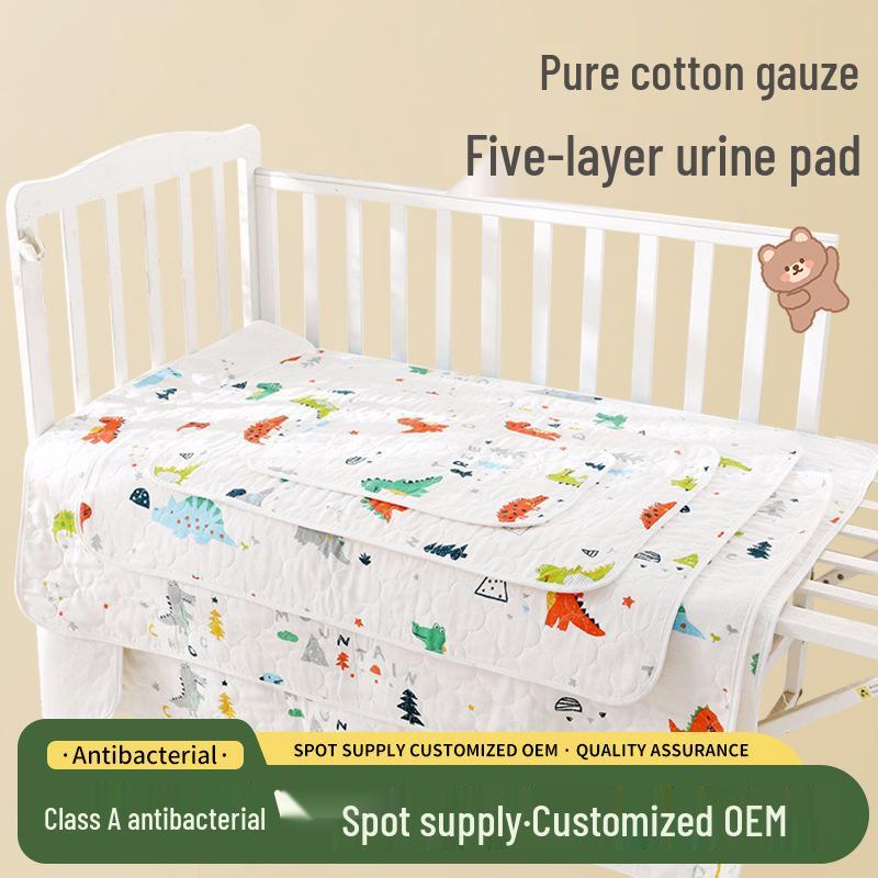 Breathable Waterproof Washable Cotton Baby Diaper Pad - Leak-Proof Protection for Newborns